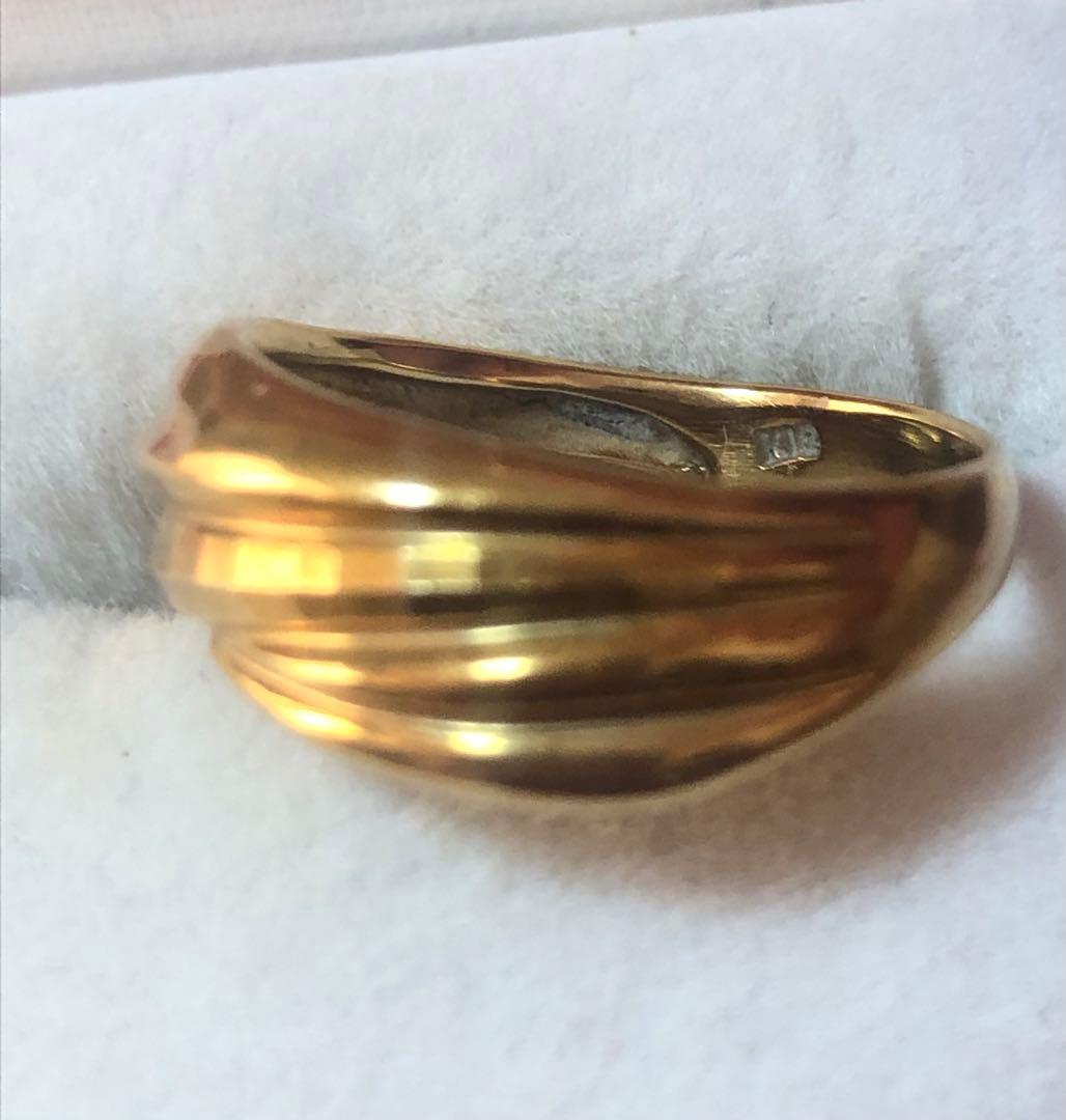 ぴ*読様 K18ゴールドリング　K18指輪　約5.8g 中真堂