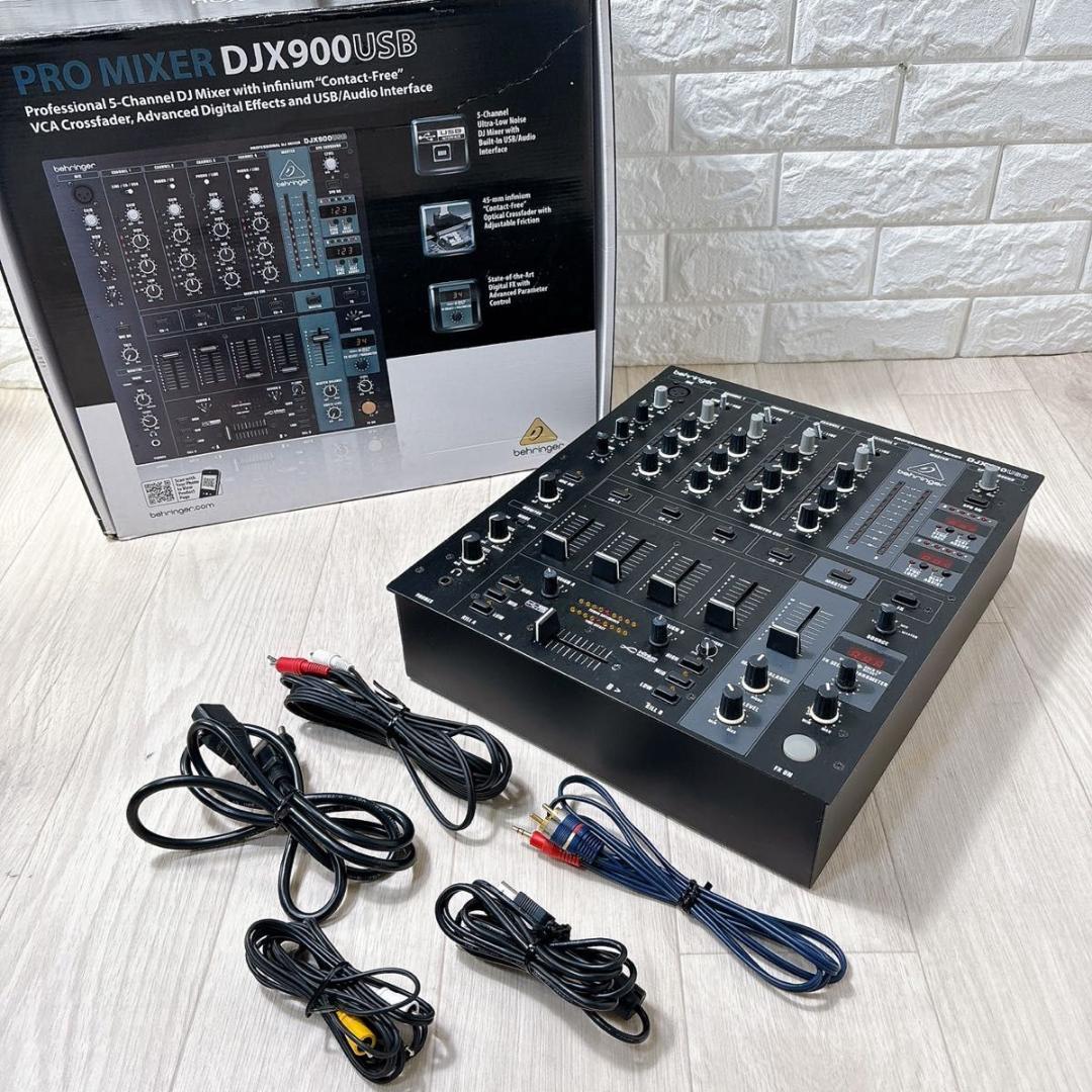 べリンガー DJミキサー 5ch PRO MIXER DJX900USB 廃盤品