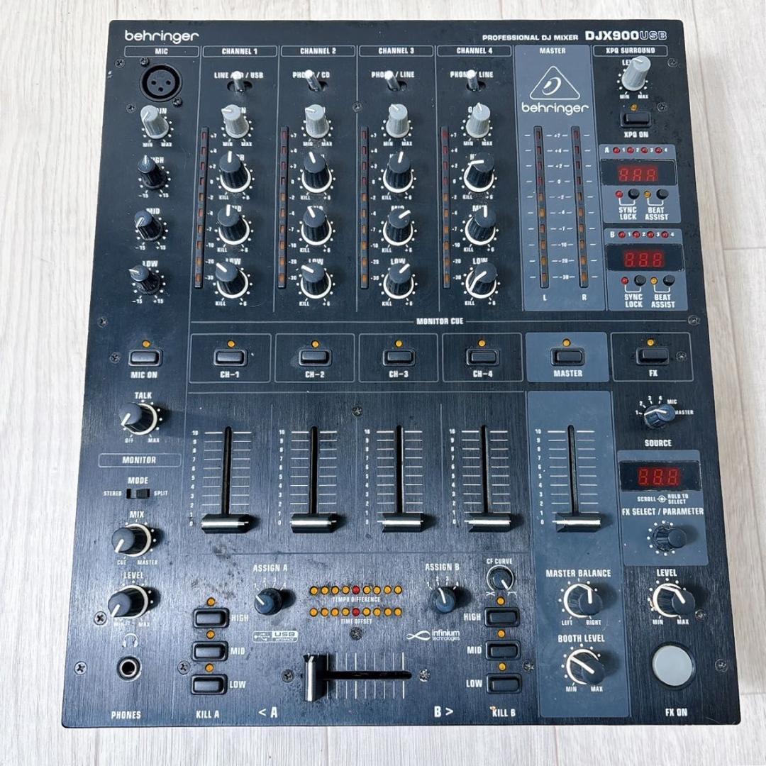 べリンガー DJミキサー 5ch PRO MIXER DJX900USB 廃盤品