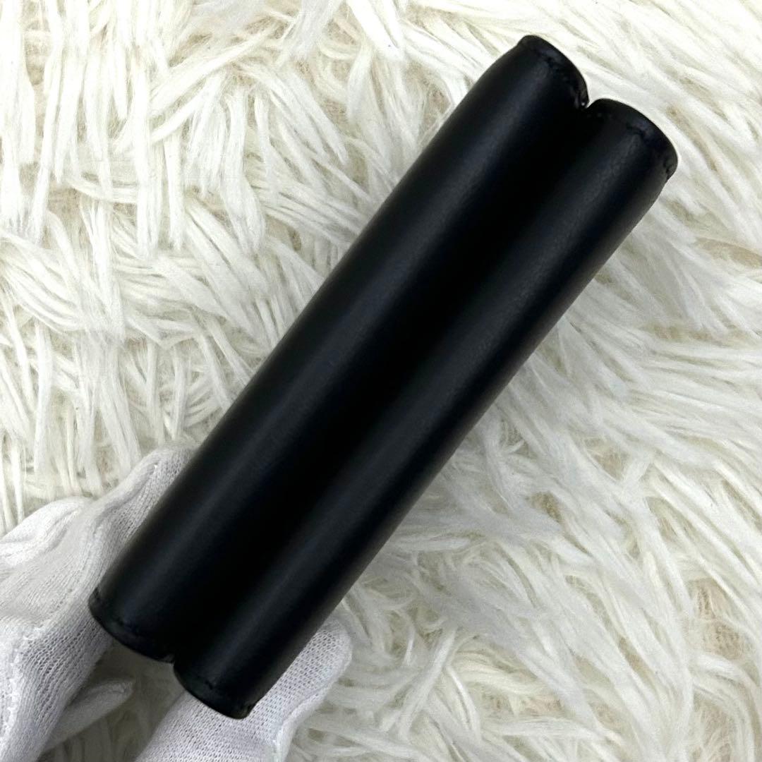 【美品】BALENCIAGA ENVELOPE 三つ折り財布 ブラック×グレー