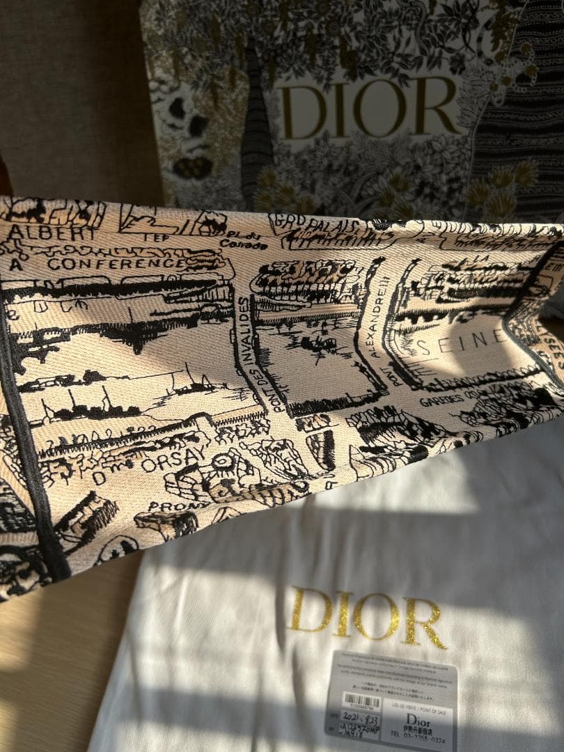 地図柄キャンバスハンドバッグ