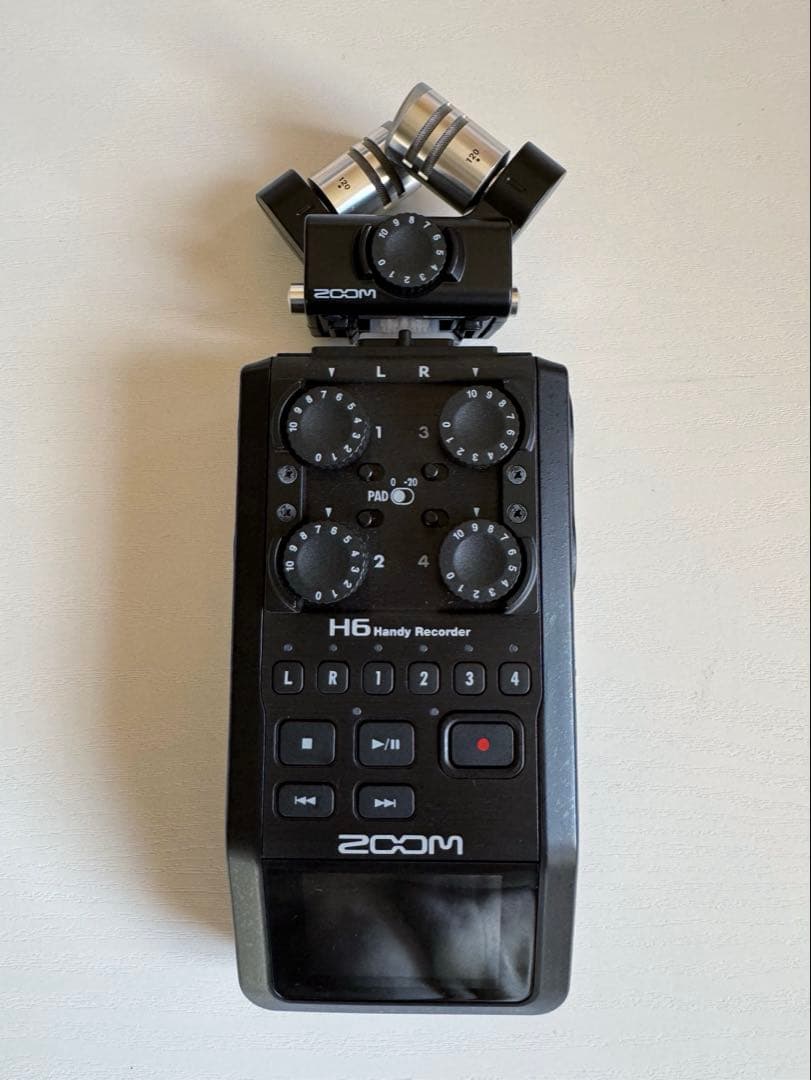 ZOOM ( ズーム ) / H6 Black　ハンディレコーダー