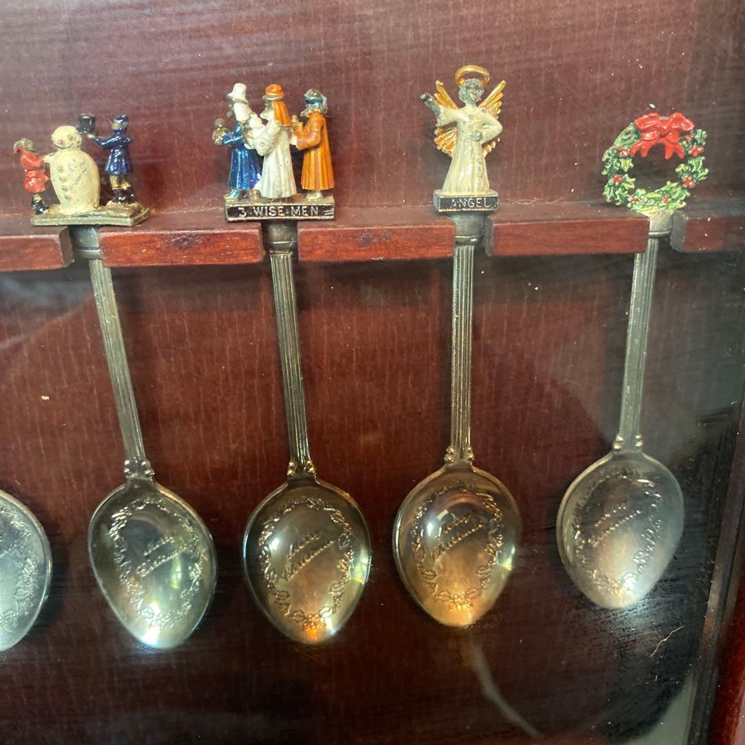 イギリス ワトソン社 アンティーク スプーン 12本セット ケース付き 希少