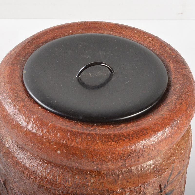 美濃焼　美濃古窯　江戸時代中期　水指　徳川美術館　菊田清年識箱　M　R5537C