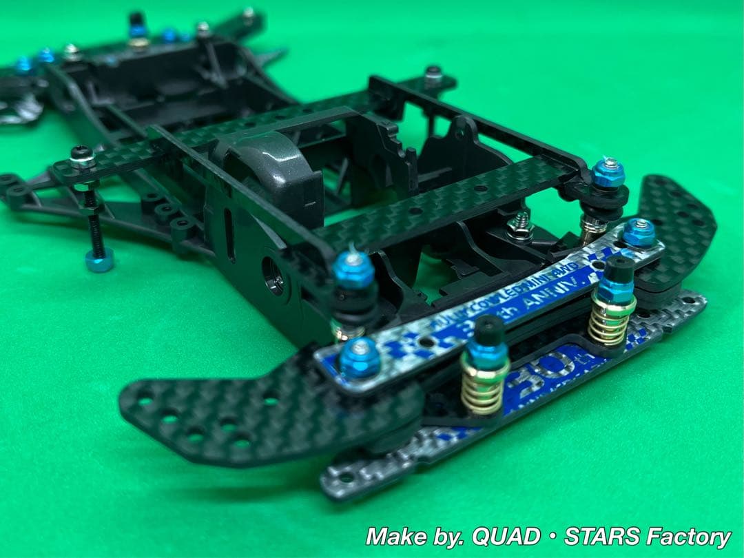 【ミニ四駆・FM-A】2軸ATピボット＋1軸アンカー＋リヤスキッド【30周年】