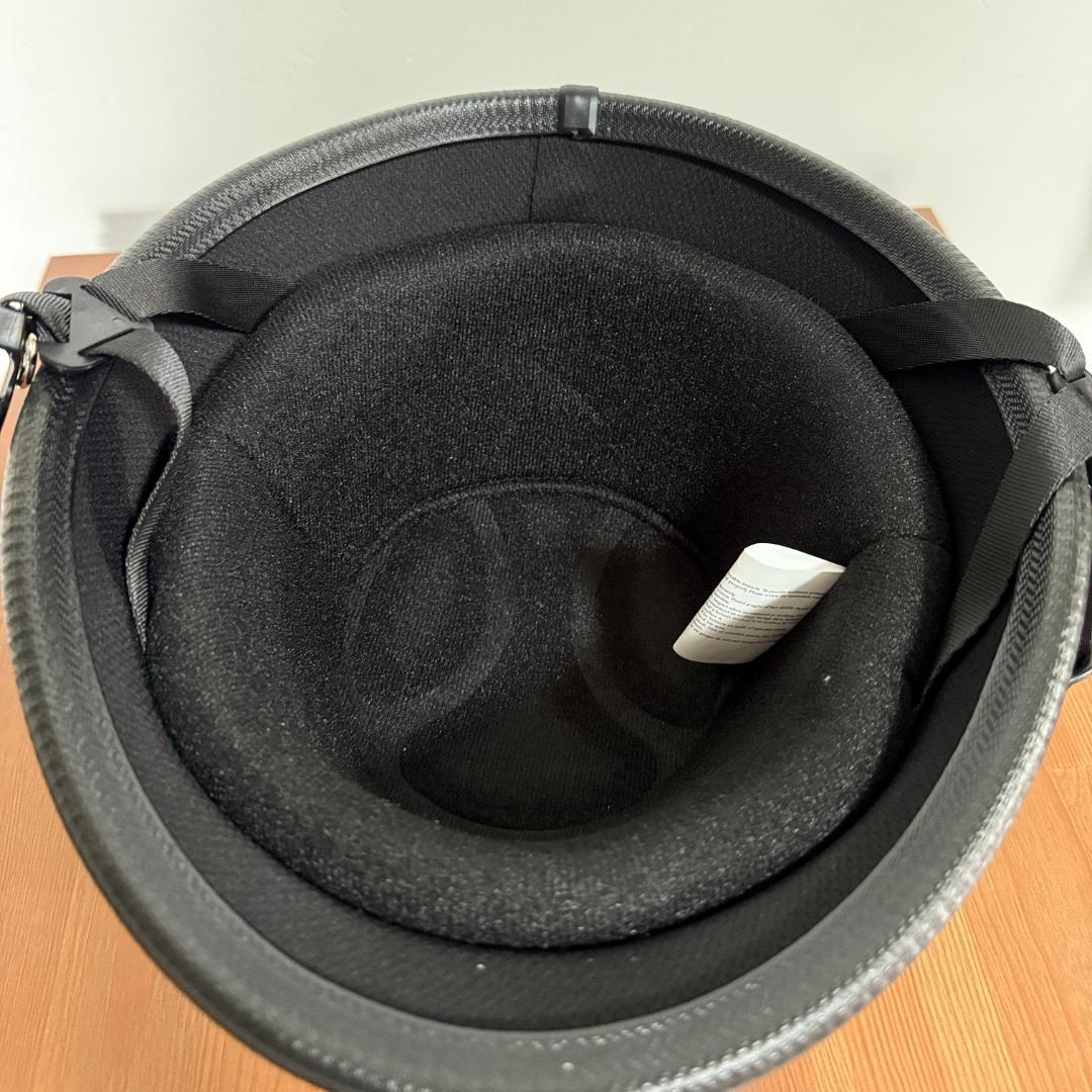 ナチヘル　マットブラック　ジャーマンスタイル　L　検　ハーレー　BELL ブコ