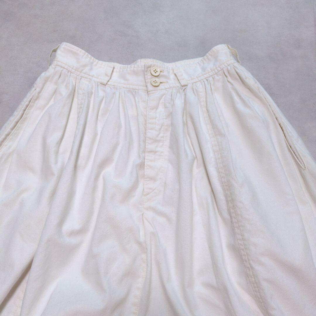 COMME des GARCONS✨コムコム サルエルパンツ ホワイト 春夏 白