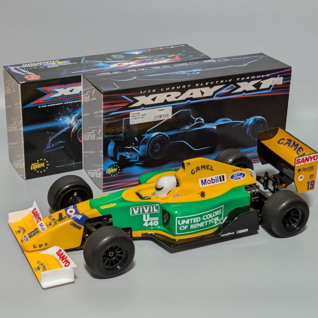 XRAY X1 2024 メカ+ボディ+タイヤ付(おまけ 初代X1付)
