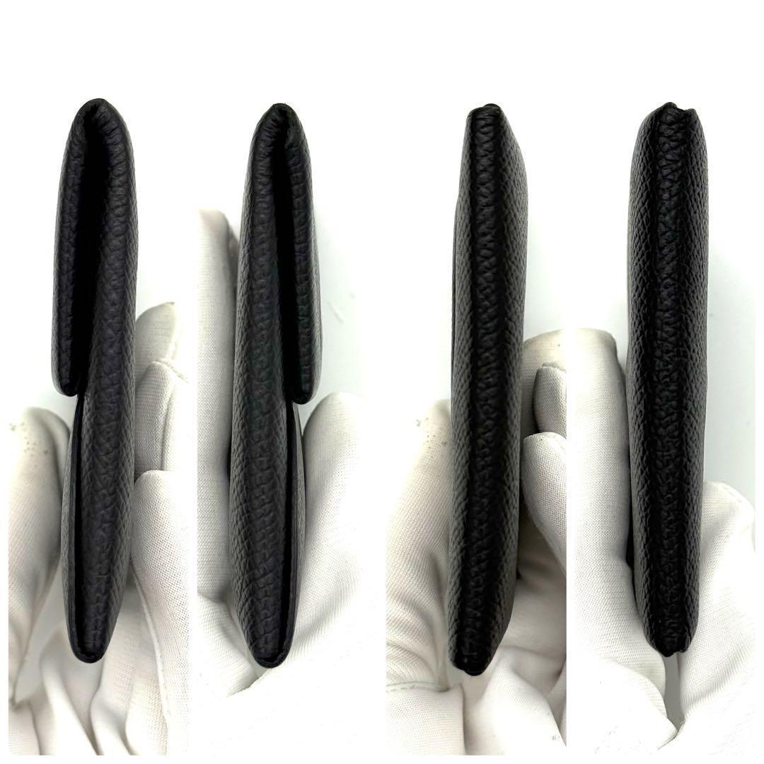 極上美品✨エルメス カルヴィ バスティア ケース ブラック 黒　O83