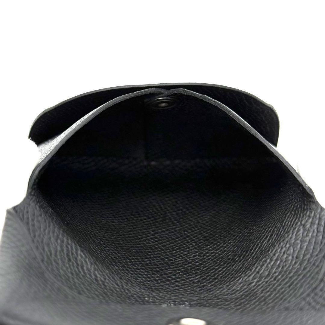 極上美品✨エルメス カルヴィ バスティア ケース ブラック 黒　O83