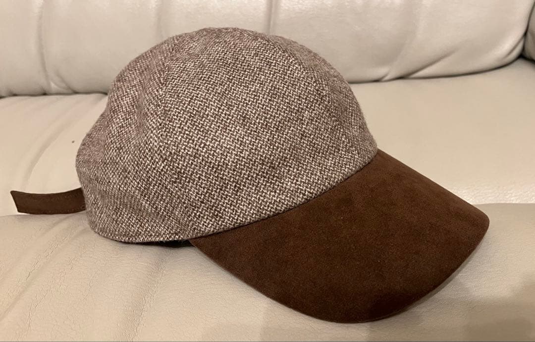 CRAMBESツイードパネルキャップ