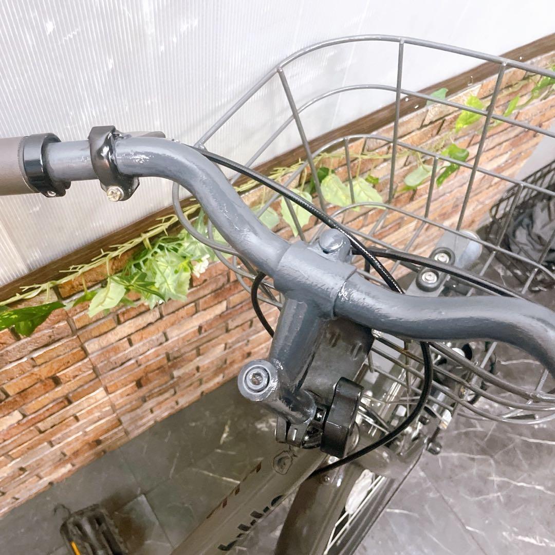 【45】子供用自転車 子供車 bikke ビッケ グレー 22インチ