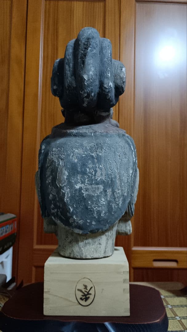 木造　仏頭 観音菩薩　仏像