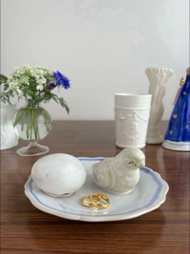 フランスアンティーク ♧ 卵と雛のバルボティーヌ皿 ♧ for ティファニー