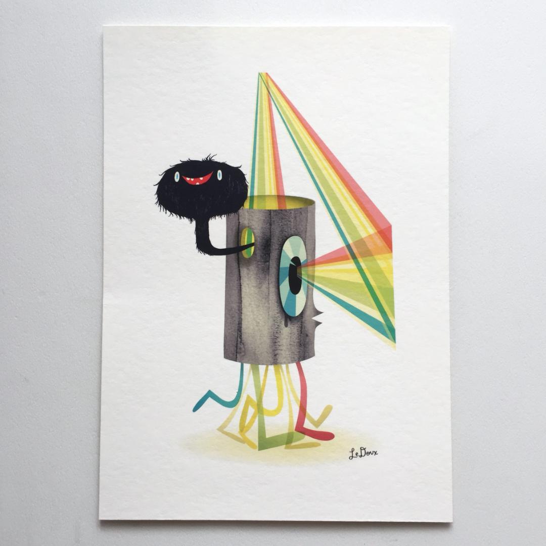 ビンテージ Jesse Ledouxミニポスター 100枚限定 直筆サイン入り