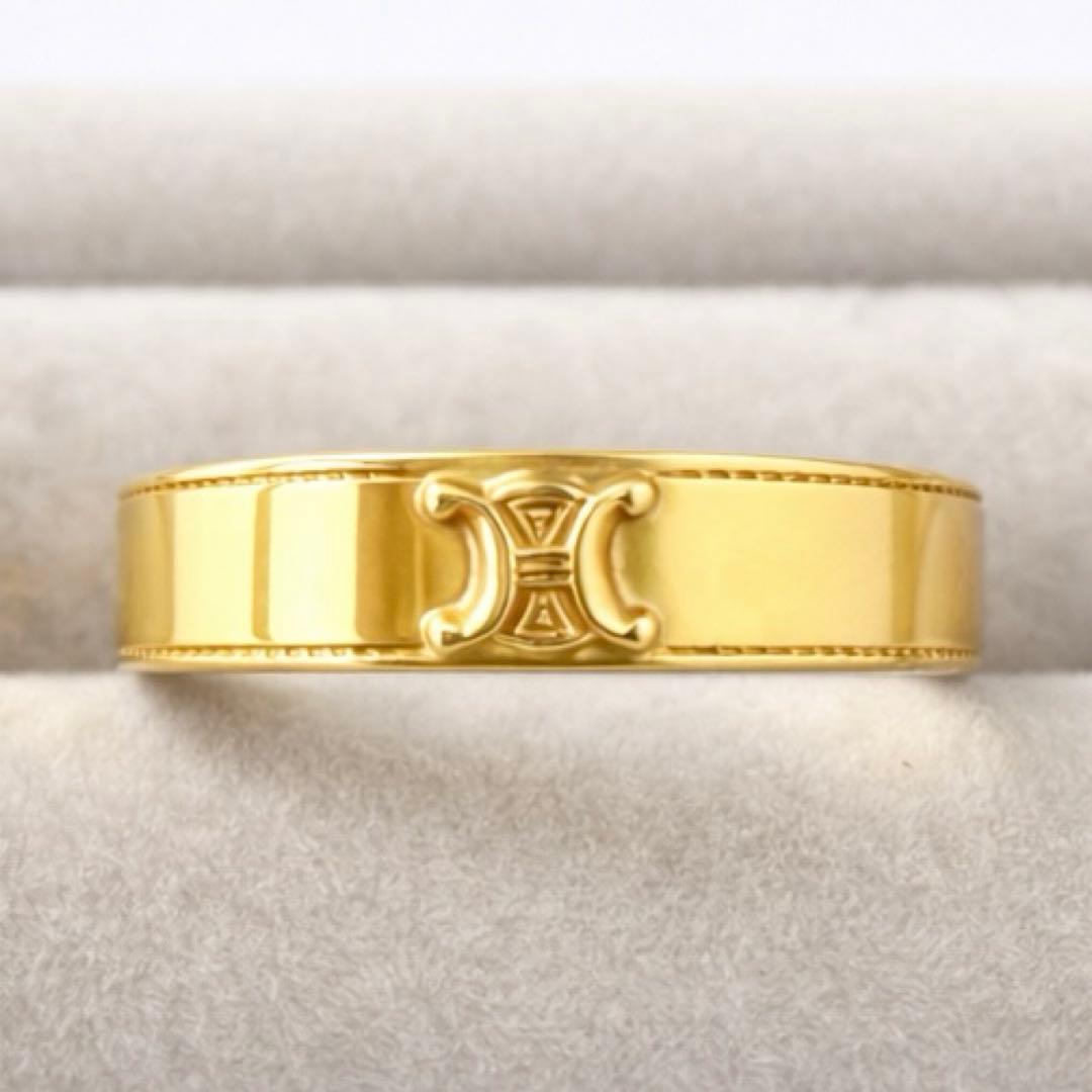 セリーヌ　リング　指輪　ヴィンテージ　正規品　刻印あり