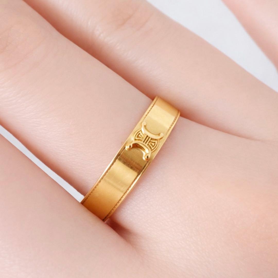 セリーヌ　リング　指輪　ヴィンテージ　正規品　刻印あり