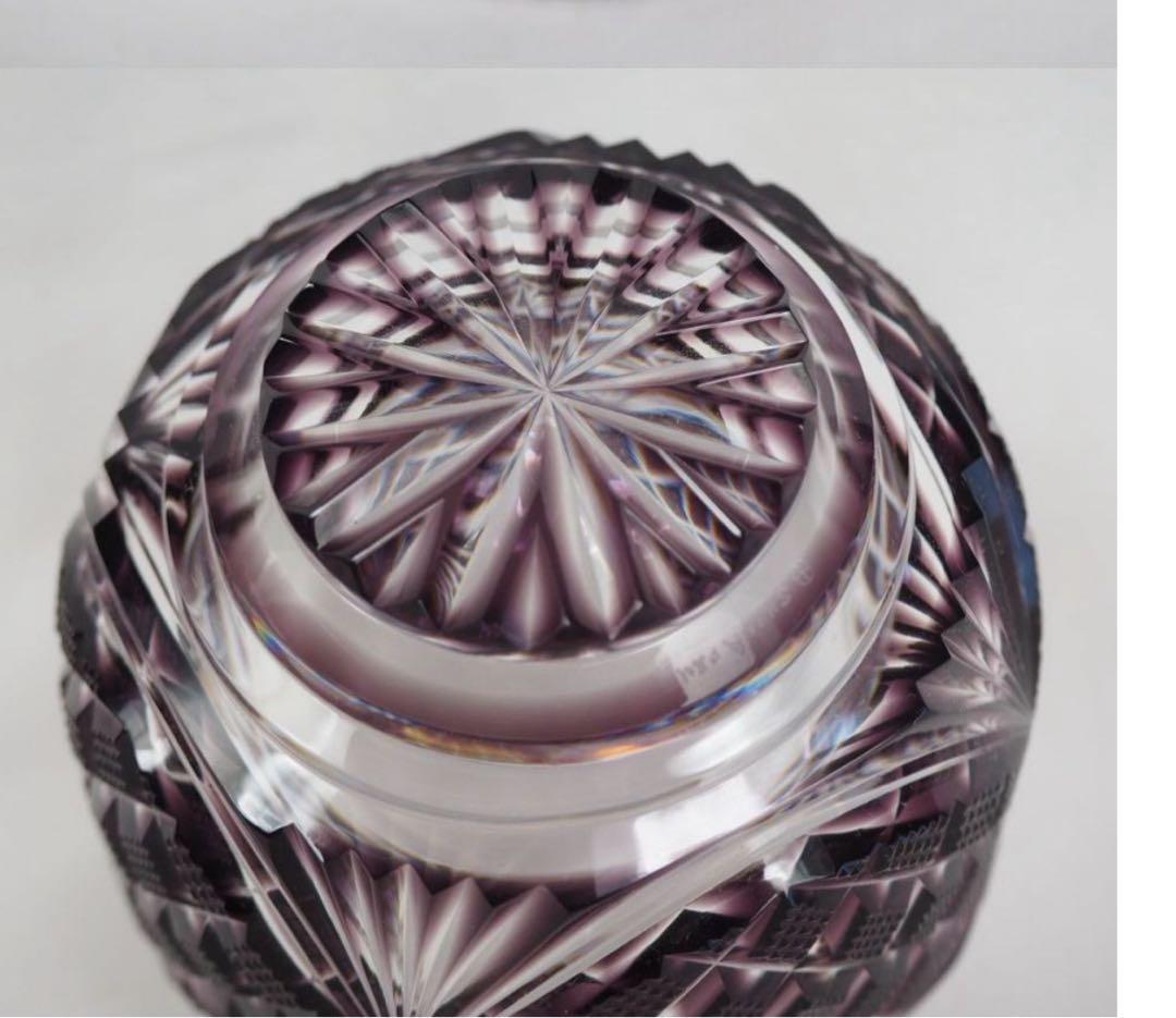 送料無料　復元薩摩切子　尚古集成館監修 島津薩摩切子　ぐい呑み/盃　共箱