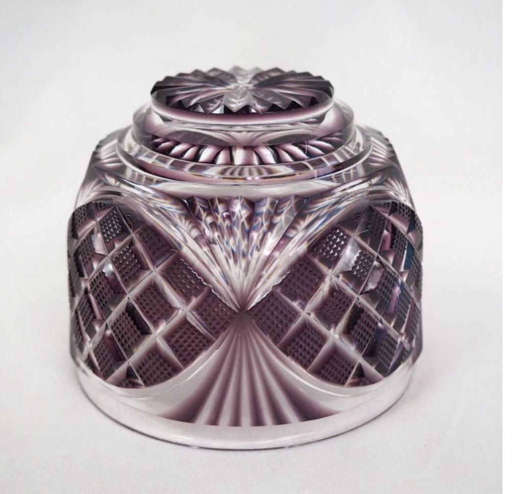 送料無料　復元薩摩切子　尚古集成館監修 島津薩摩切子　ぐい呑み/盃　共箱