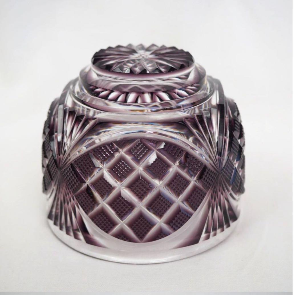 送料無料　復元薩摩切子　尚古集成館監修 島津薩摩切子　ぐい呑み/盃　共箱