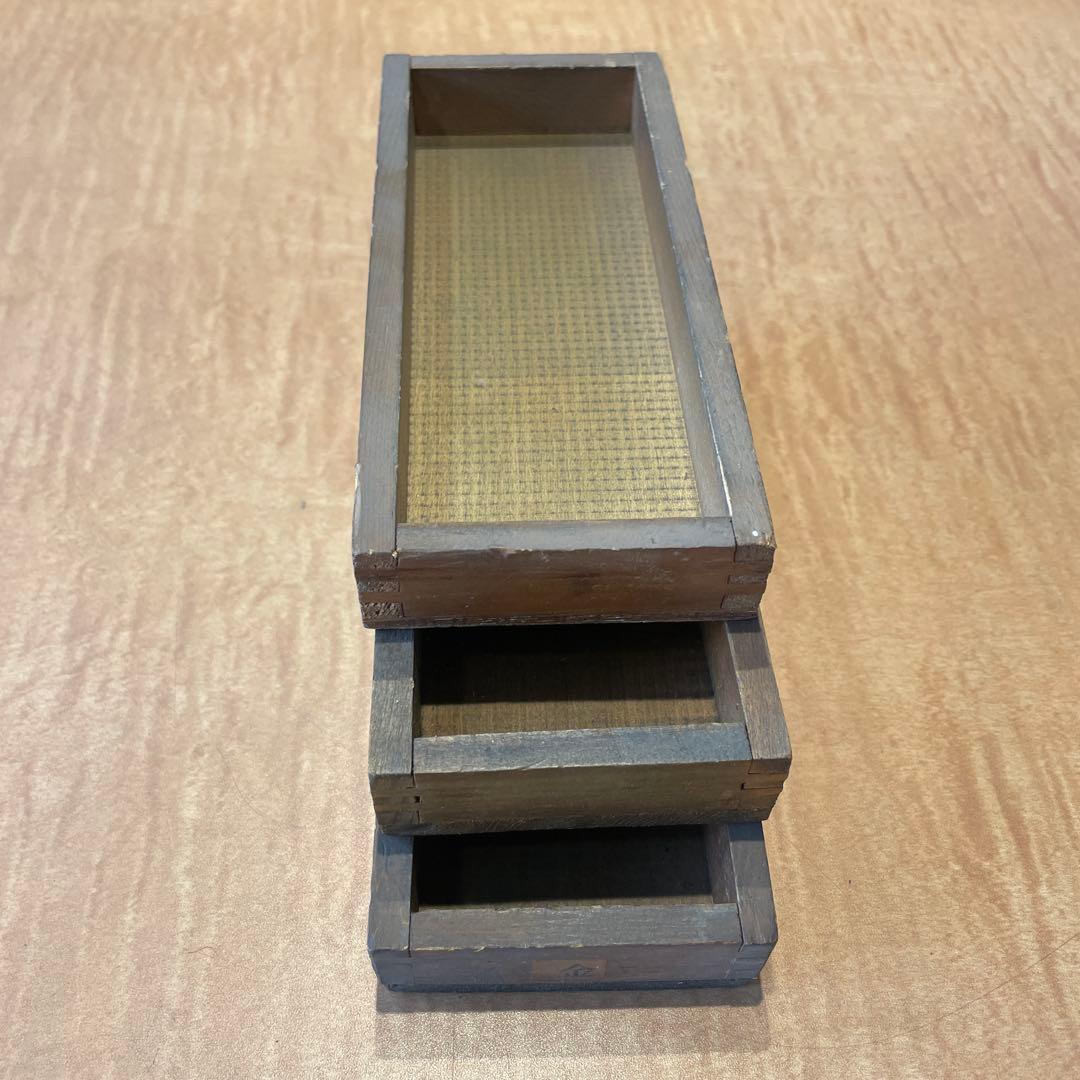 【珍しい小型】B100-1/活版印刷所で使われていた小箱（文選箱）100枚