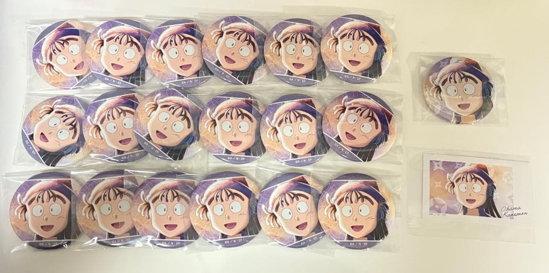 忍たま乱太郎 尾浜勘右衛門 缶バッジ イラストカード