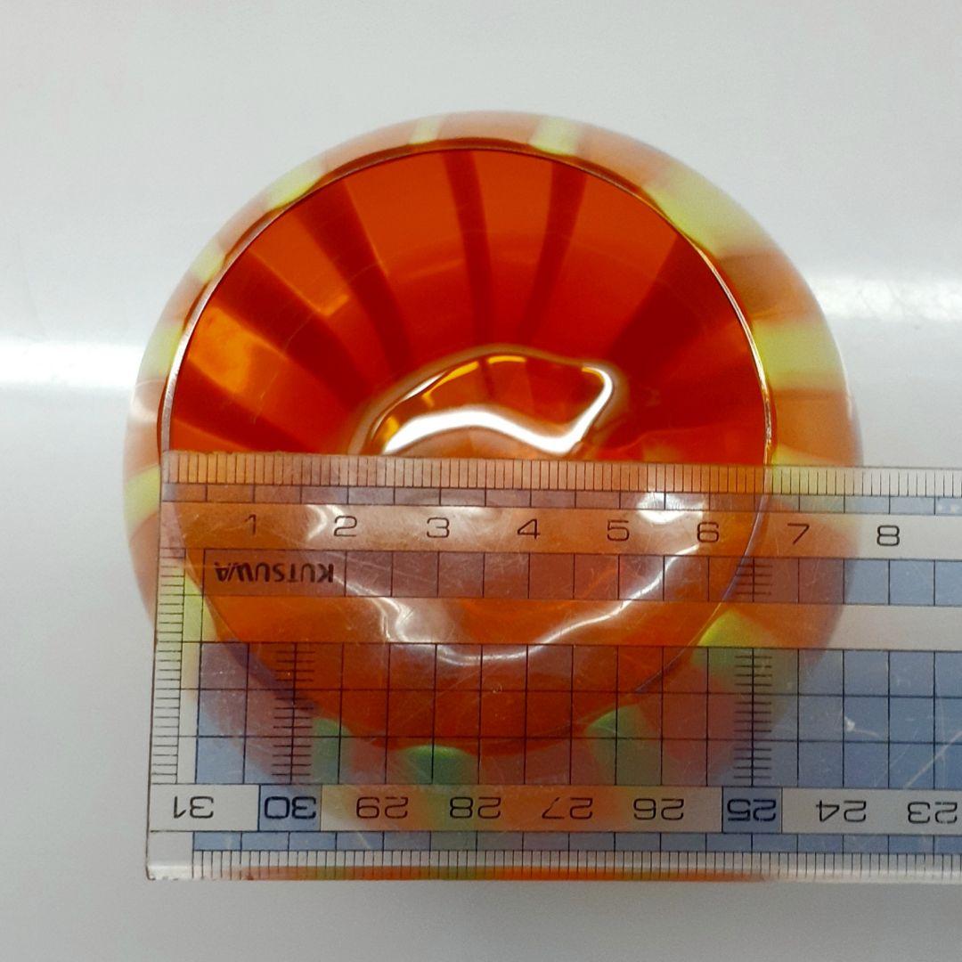 MURANO NASON MORETTI イエロー ライン オレンジ グラス