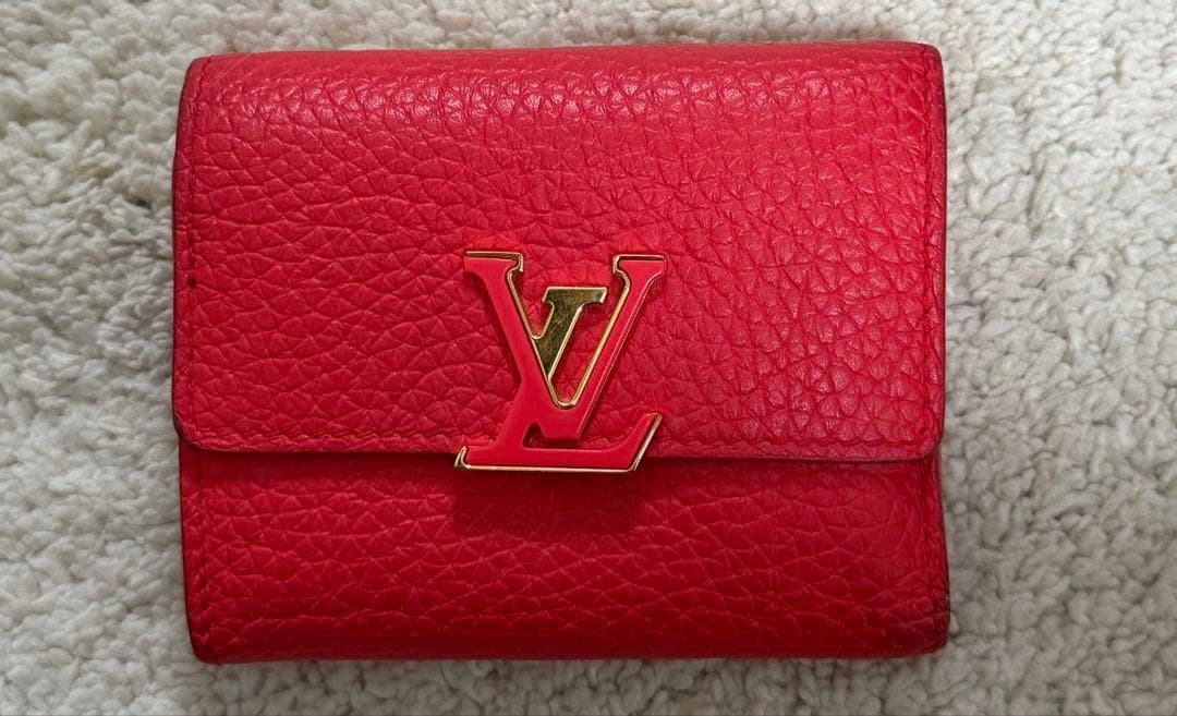 ⭐*︎様 ヴィトン 正規品　カプシーヌxs 財布　ミニ財布　コーラルタヒチ