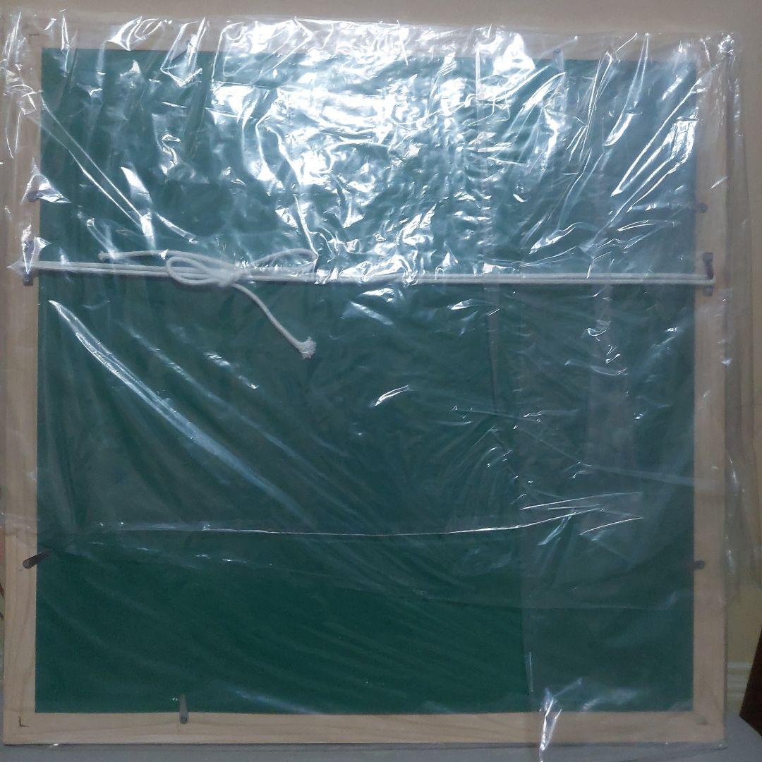 ハン・ビー 　風水画　油絵　絵画　白い花　新品未使用　 45×45㎝