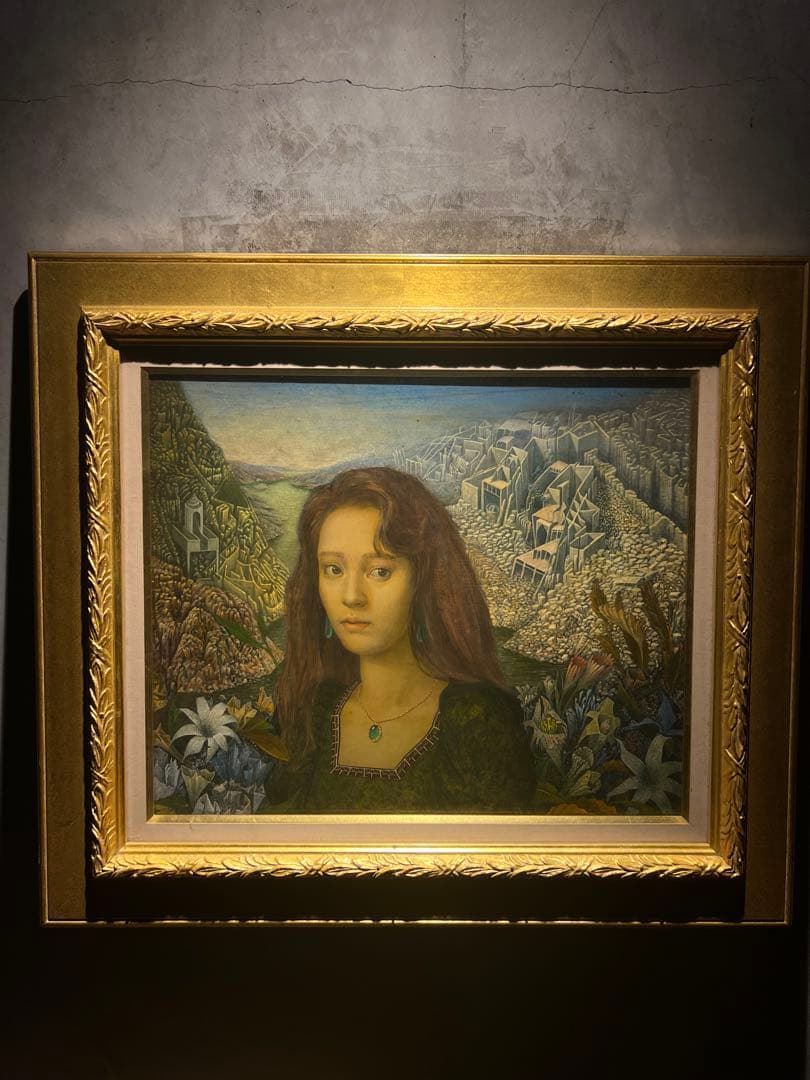 塚本聡　【FLOW-海へ】　肉筆油彩画