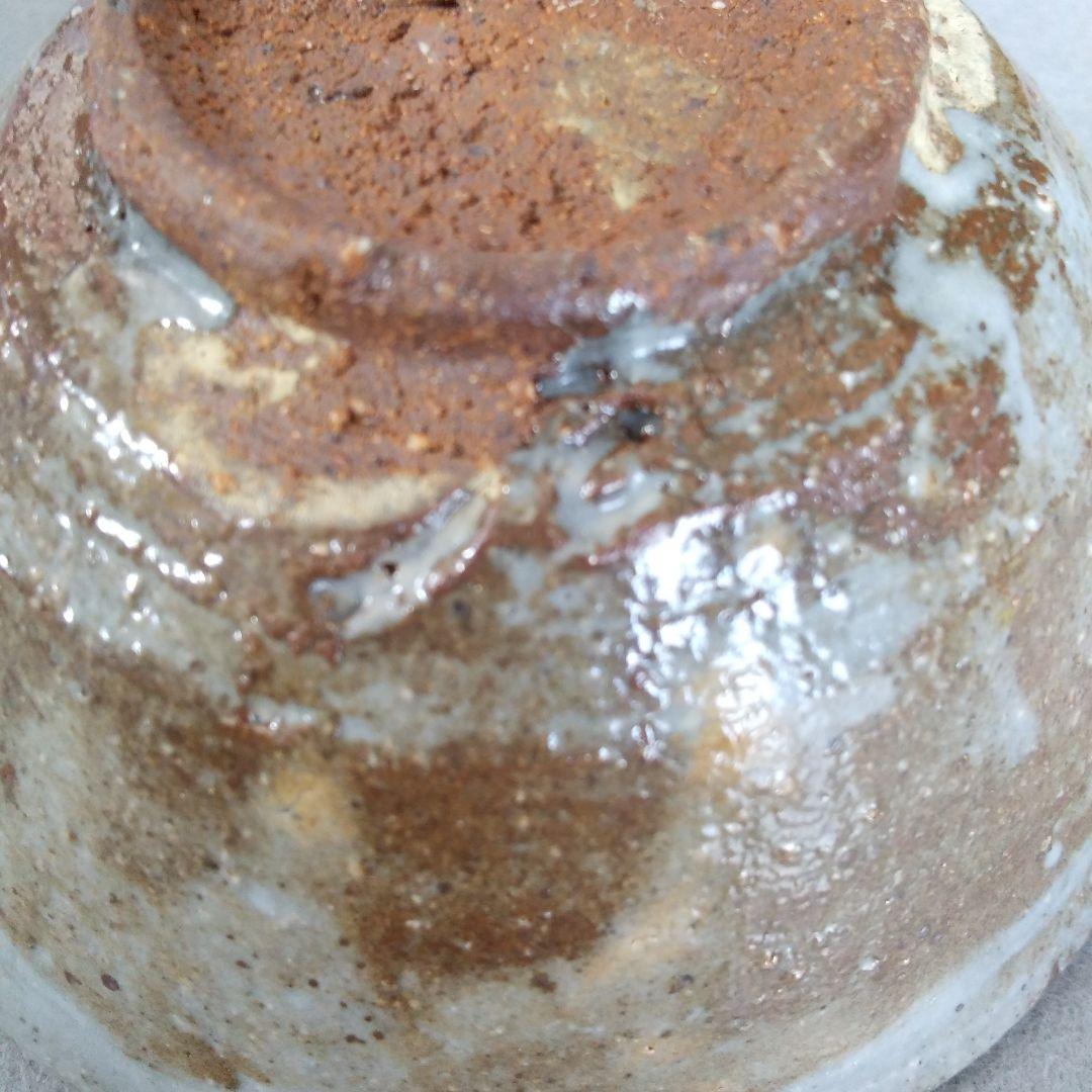 西岡小十　氏作　絵唐津茶碗　絵唐津△○□文茶碗　合わせ箱付　一客