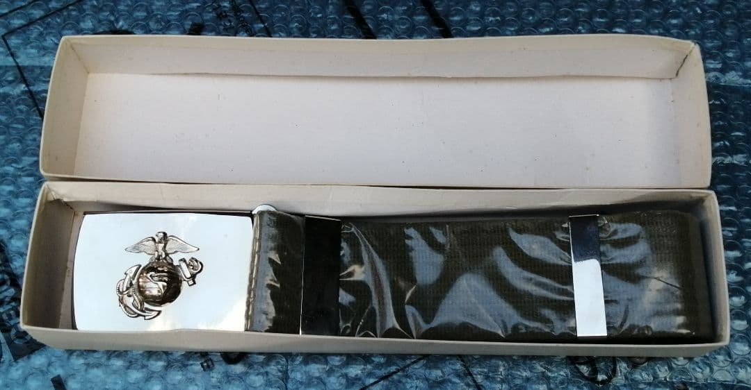 米軍 USMC アメリカ海兵隊 ベルト バックル アメリカ軍 レア 昭和レトロ