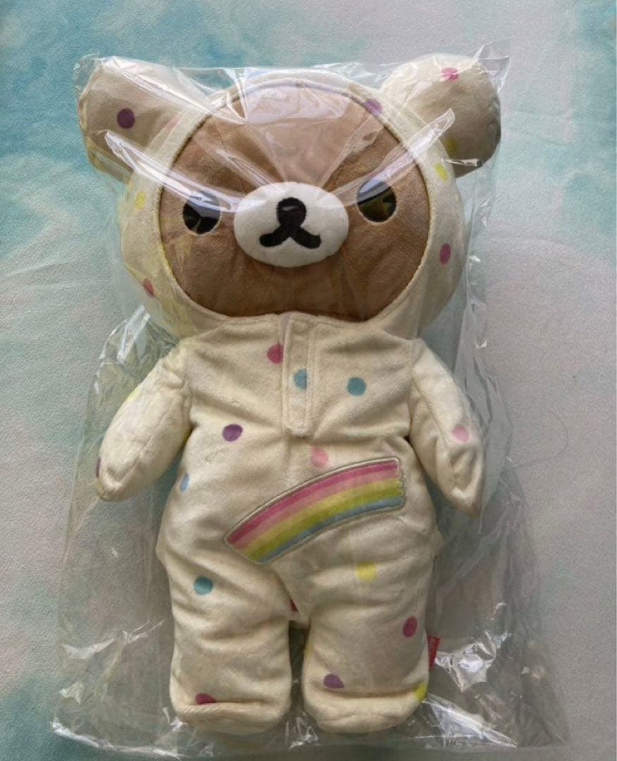 リラックマ　ハッピーレインボー　くったりぬいぐるみ