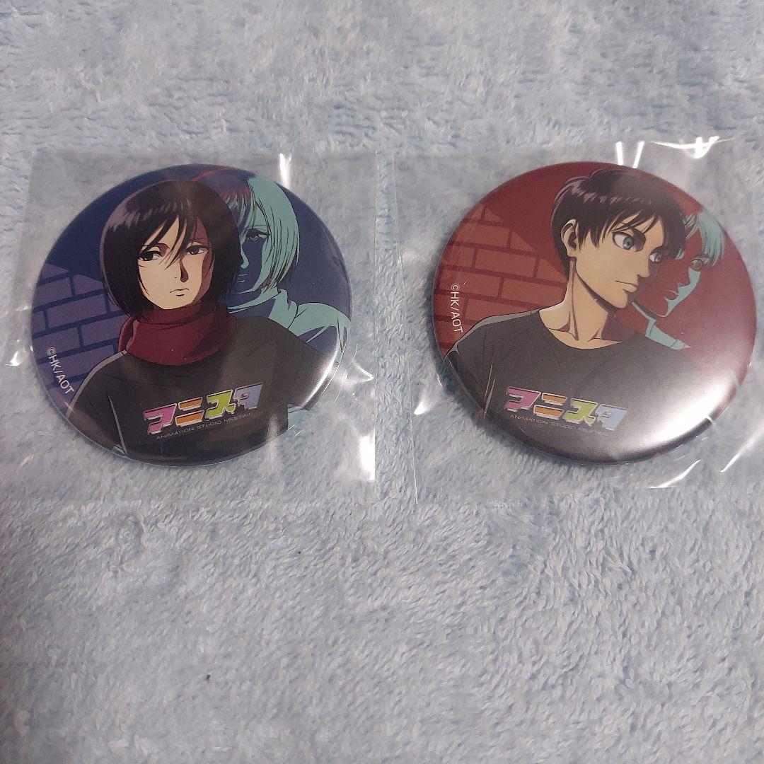 進撃の巨人　アニスタ　WITSTUDIO 缶バッジ