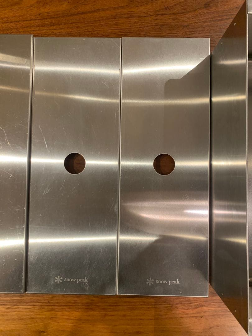 スノーピーク　igt テーブルパーツ　ステンボックス　トレー　ハンガー