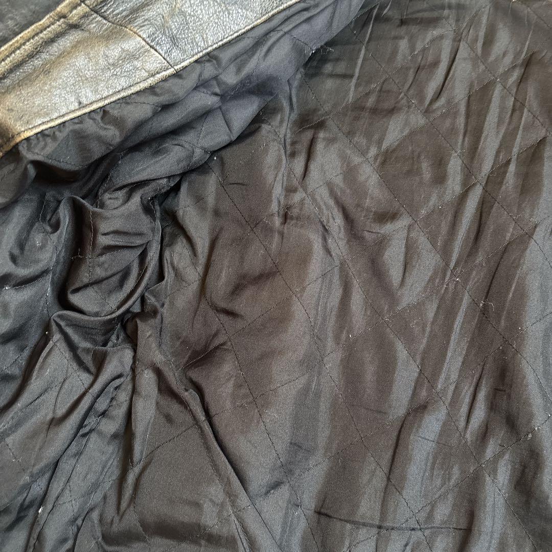 foorstep ライダース　革ジャン　牛革　エイジング　ヴィンテージ　Mサイズ