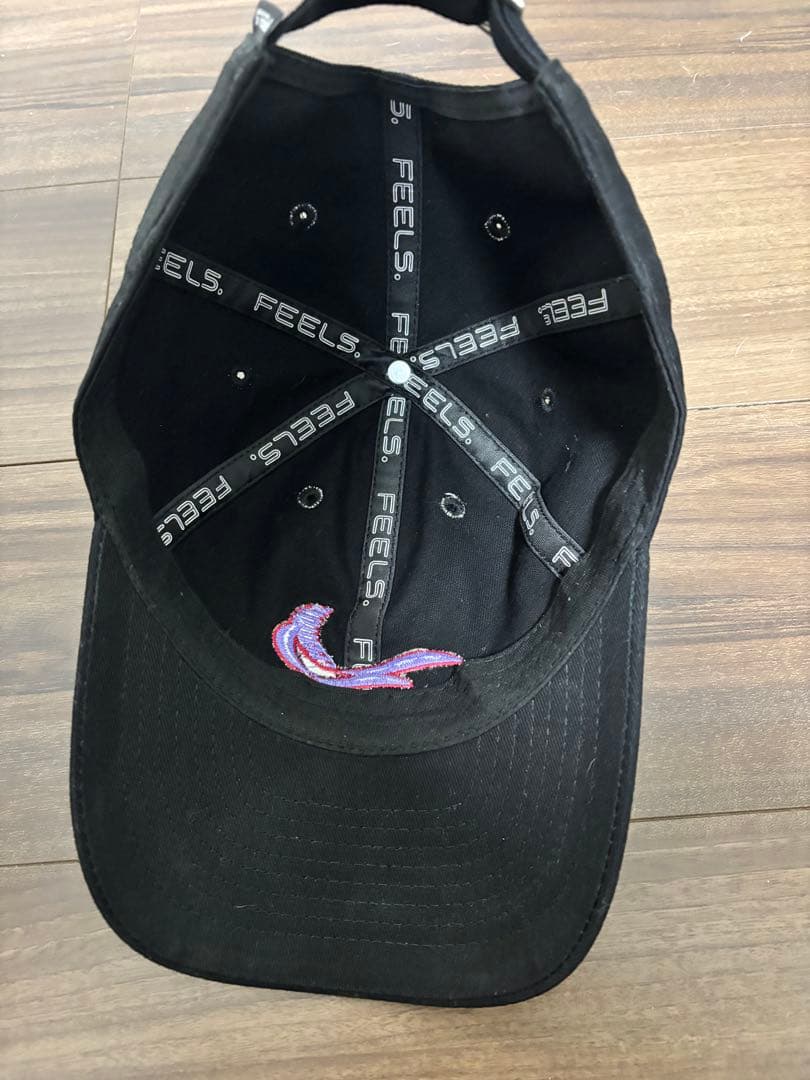 即完売　FEELS. LOGO CAP BLACK 上杉柊平