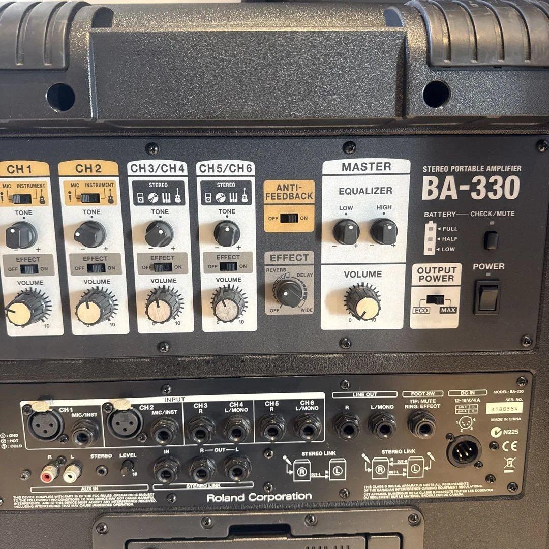 Roland 330BAポータブルPAシステム