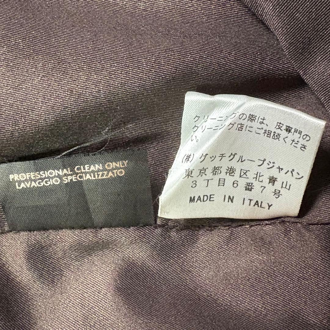 GUCCI レザースカート　羊革　ラムレザー　イタリア製　トムフォード期