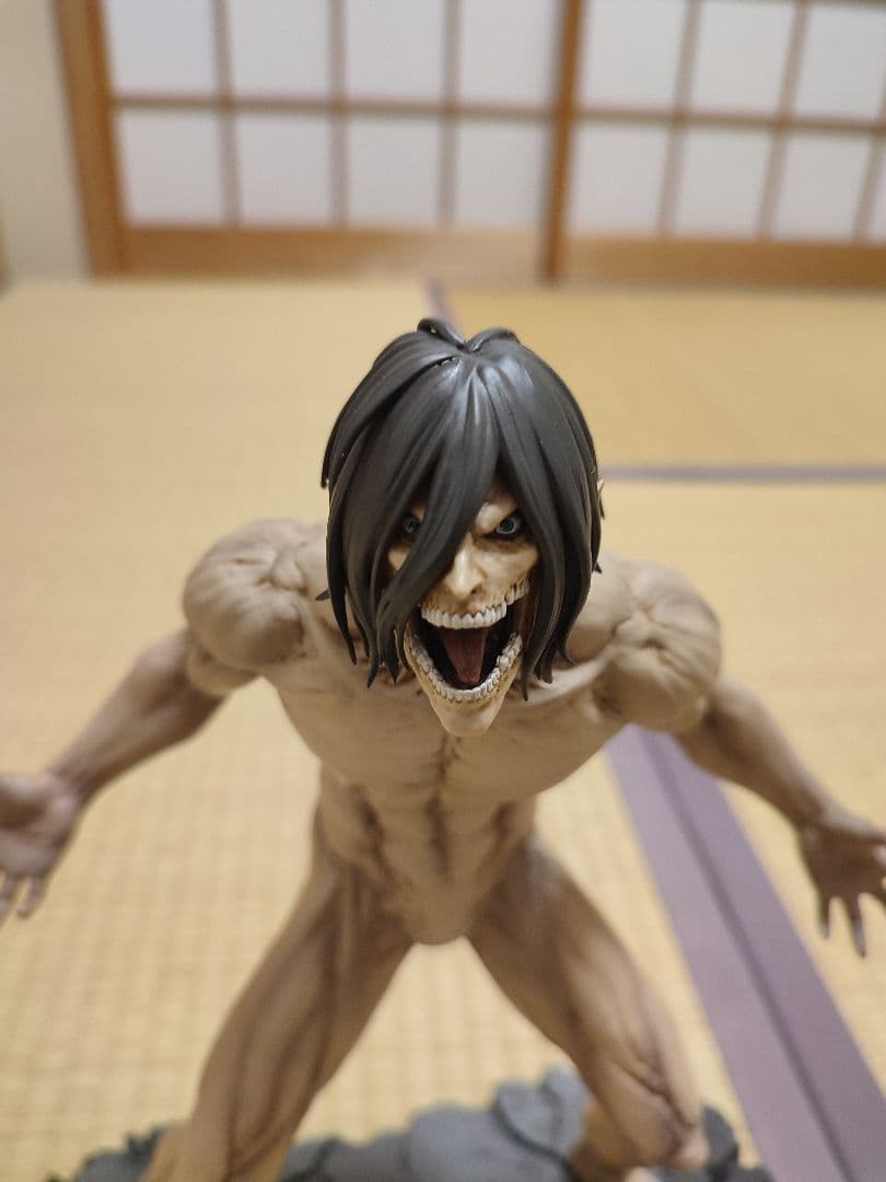 進撃の巨人　エレン　巨大樹の森　決戦Ver　ラストワン　開封品　箱付き