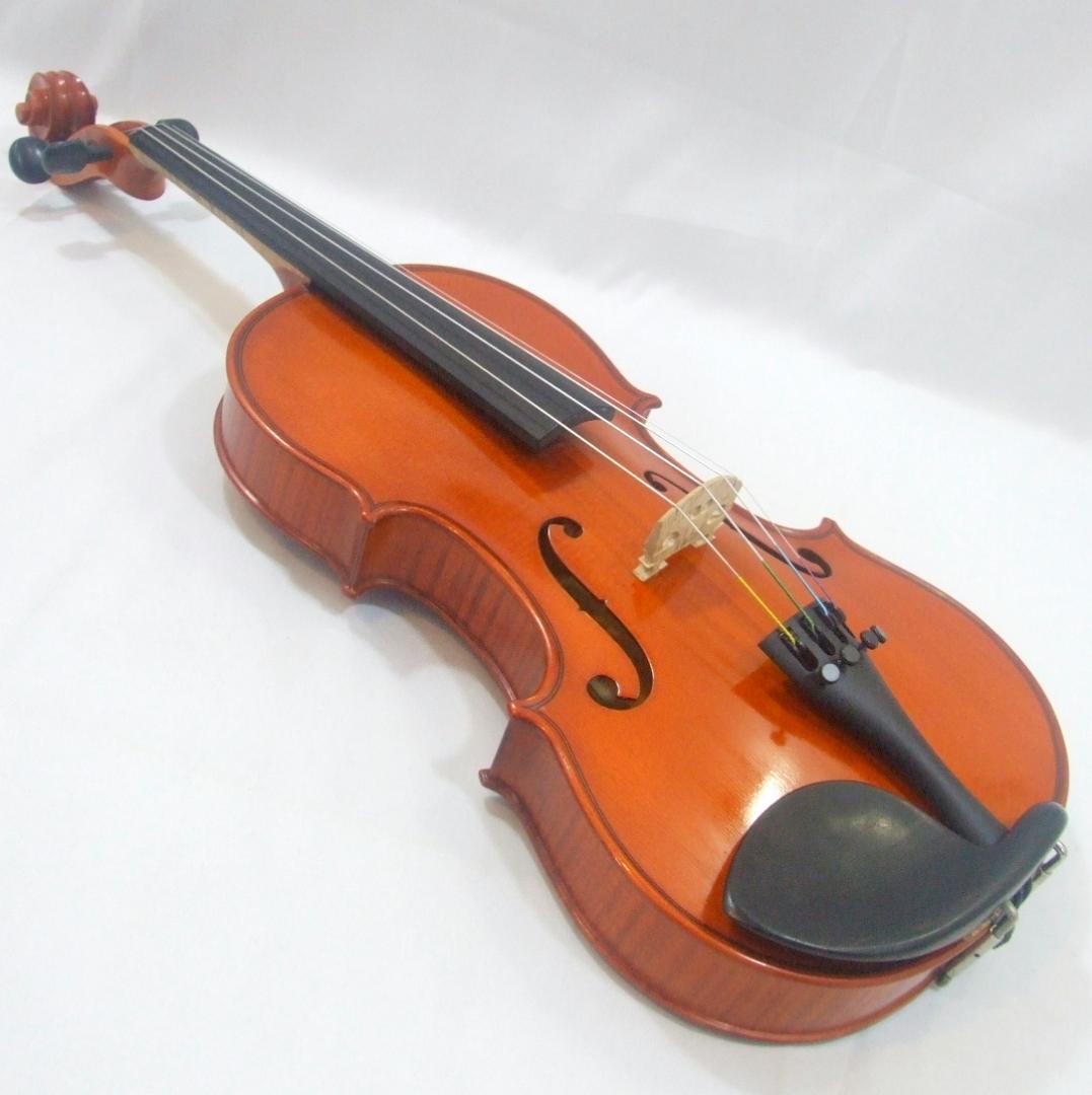 グリガ バイオリン 4/4 弓 ケース 虎杢 弓 美品セット メンテ済み