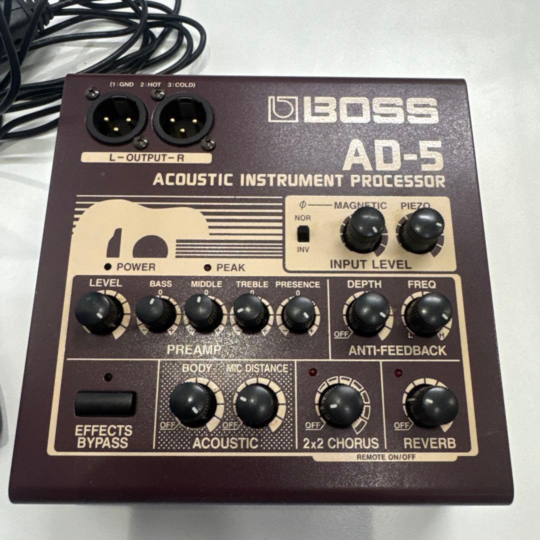 BOSS AD-5 アコースティック楽器プロセッサー