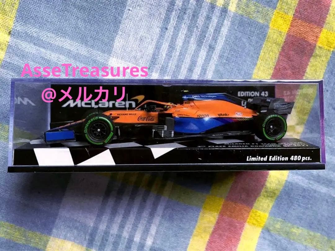 ミニチャンプス 1/43 マクラーレンMCL35M ランド・ノリス 480個限定