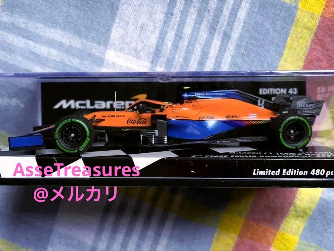 ミニチャンプス 1/43 マクラーレンMCL35M ランド・ノリス 480個限定