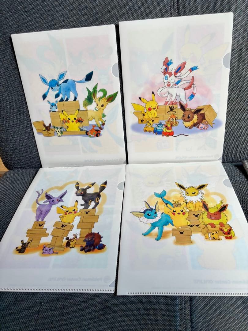 ポケモン超貴重！イーブイ　非売品　ミニゲーム当選品　クリアファイルセット