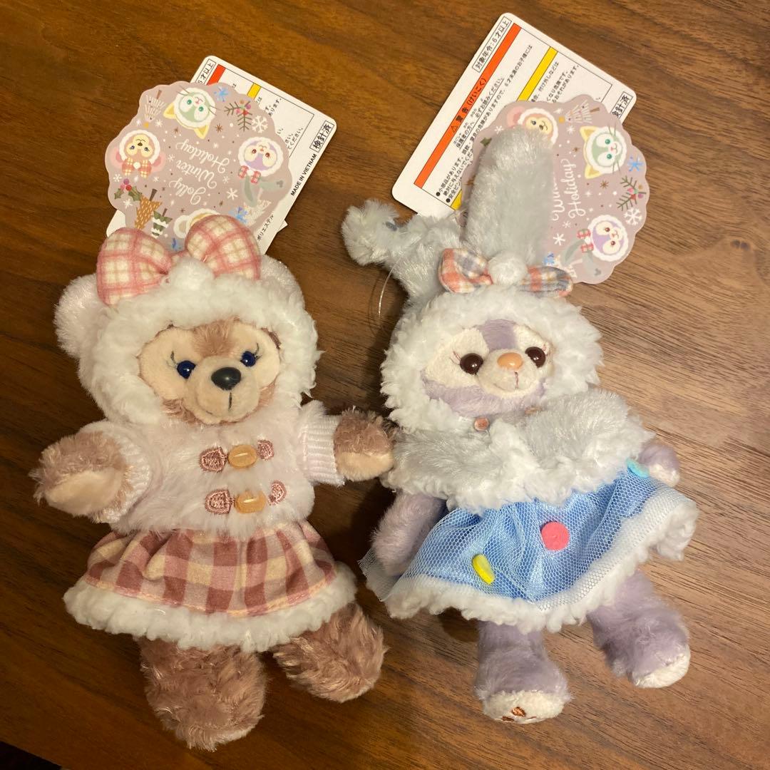 【タグ付き】 ウィンターホリデー　ステラルー　ぬいぐるみバッジ ディズニーシー