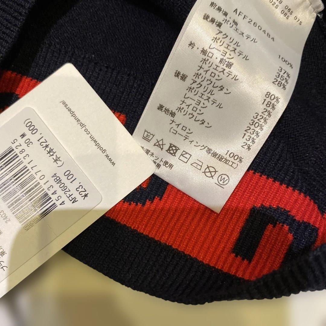 早い方優先セール‼️ and per se Mサイズ セーター ネイビー/ホワイト