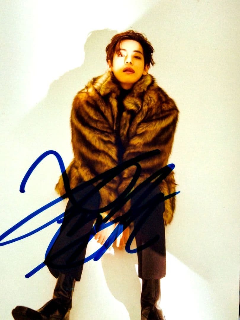 セール中…V直筆サイン入り2Lサイズ写真…BTS…防弾少年団　30