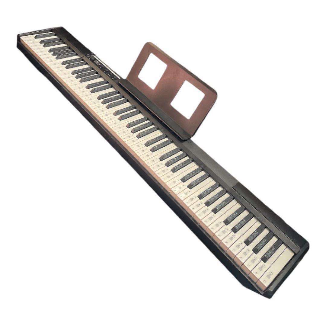 ロングアイ　電子キーボード 61鍵 台・ケース付き スタンド一部欠品あり