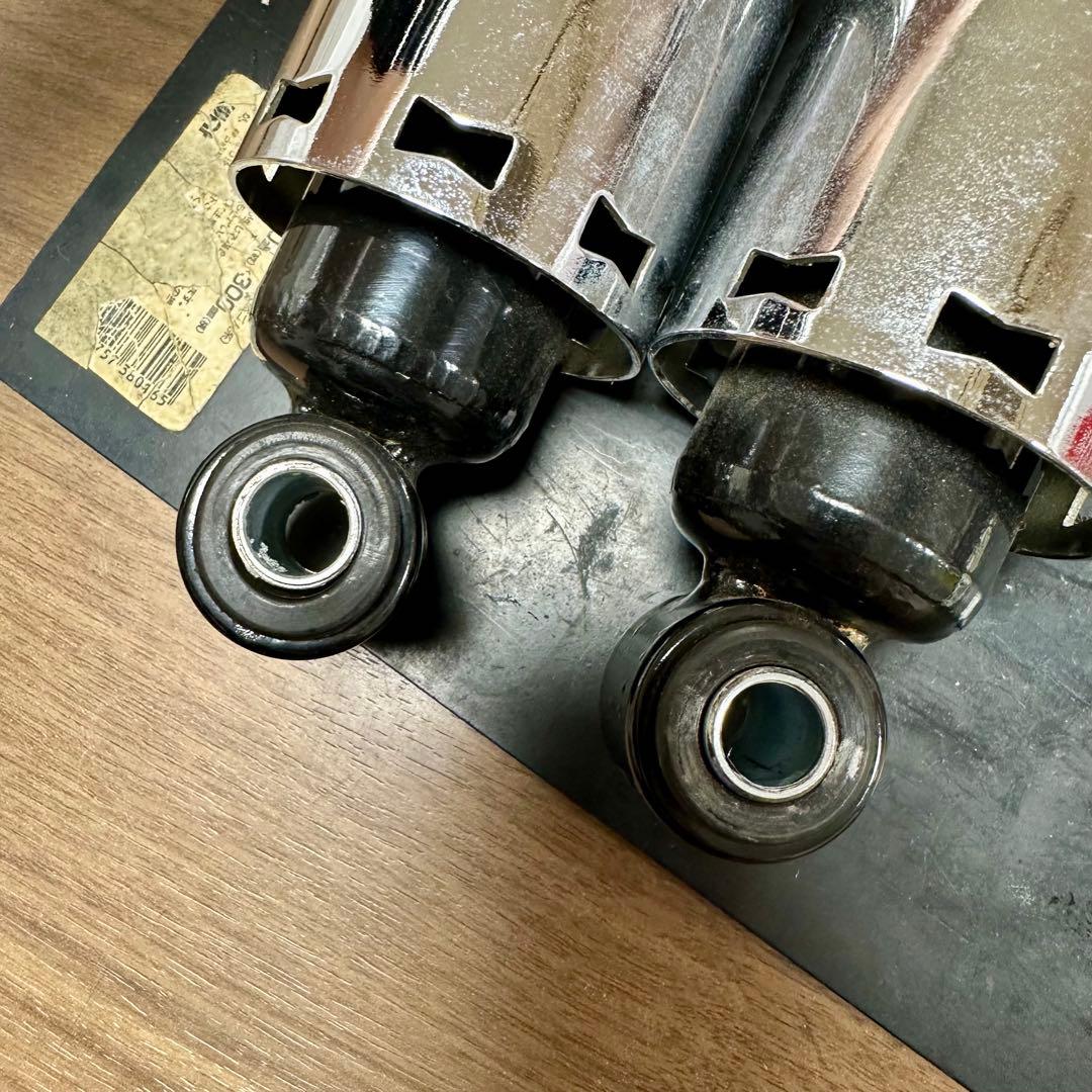 11in ショートショック ダイナ用 クロム サスペンション 2個セット